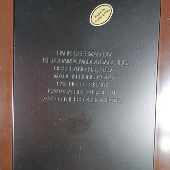 Vintage Ketcham & McDougall Address Phone Index Brown Desk Rolodex 1960s - Picture 3 of 11